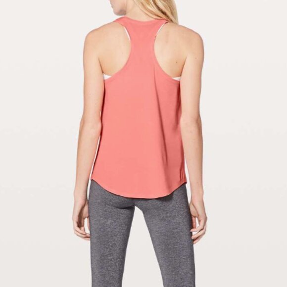 Lululemon Love Tank in Coral Peach Racerback Top Lightweight Stretchy Size XS/S - Picture 2 of 8